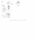 Electric Starter Diagram and Parts List for 44L777-0128-B1  Briggs and Stratton Engine